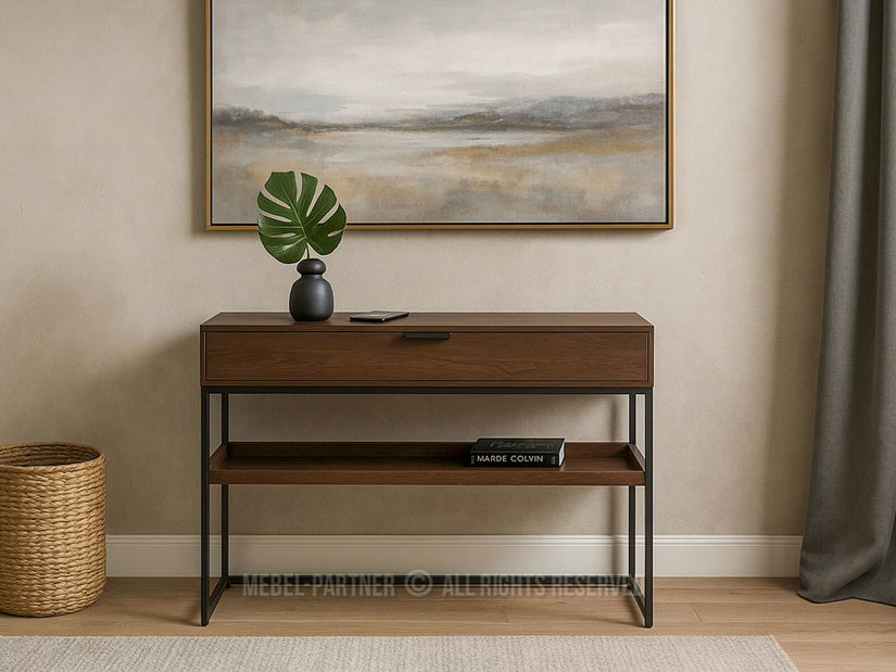 Măsuță consolă Nicamente (negru)