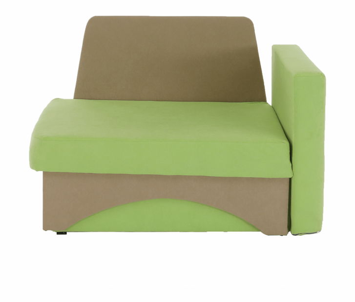 Kanapé gyerekeknek Kubos zöld + bézs (J)