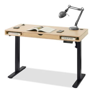 PC asztal Osto 120 (szonoma + fekete)