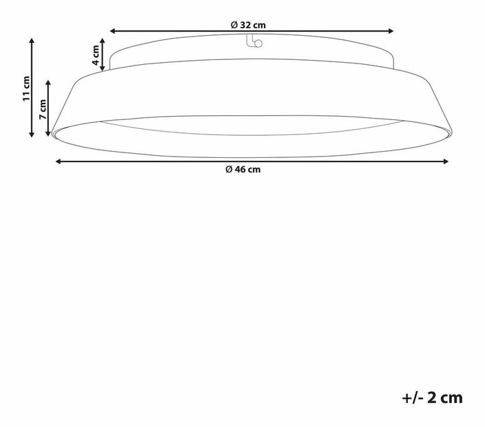 Stropné svietidlo Bryleigh (čierna)