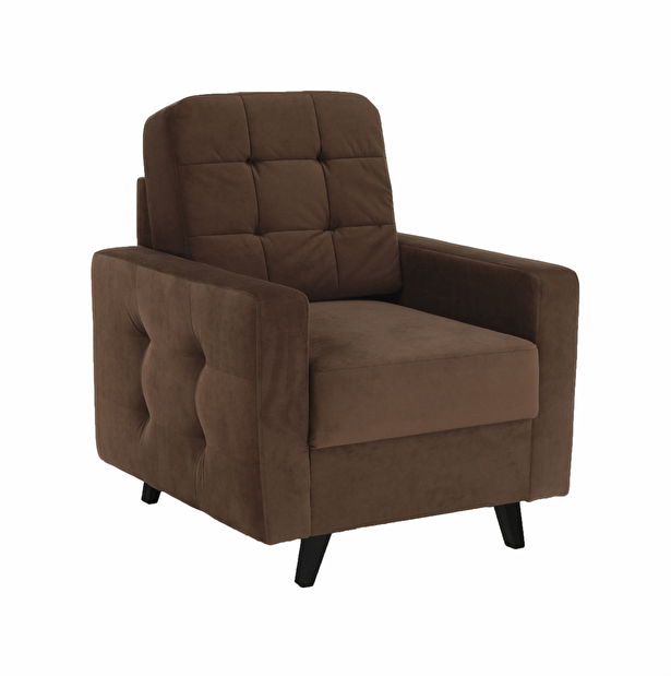 Relaxačné kreslo Merina (hnedá + wenge)