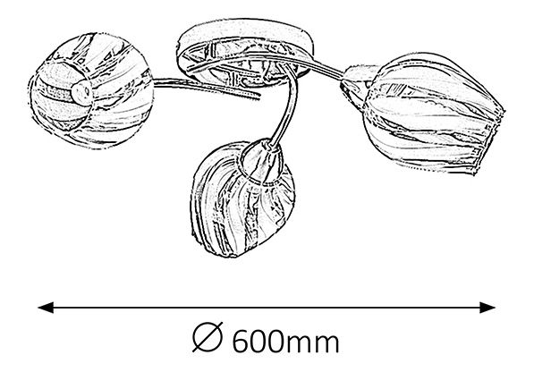 Corp iluminat spotlight Danila 2969 (crom)
