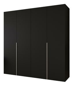Dulap de haine 200 cm Alice 1 (Negru + Cașmir)