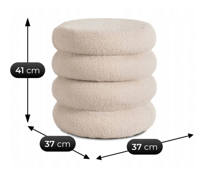 Tabure Rosoro (krem) 