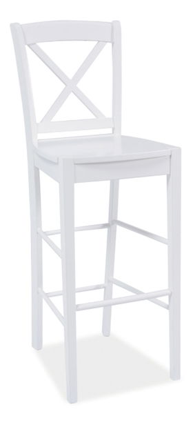 Scaun de sufragerie Carolann (Alb)