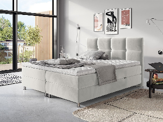 Manželská posteľ Boxspring 140 cm Amarydia (fresh 01)