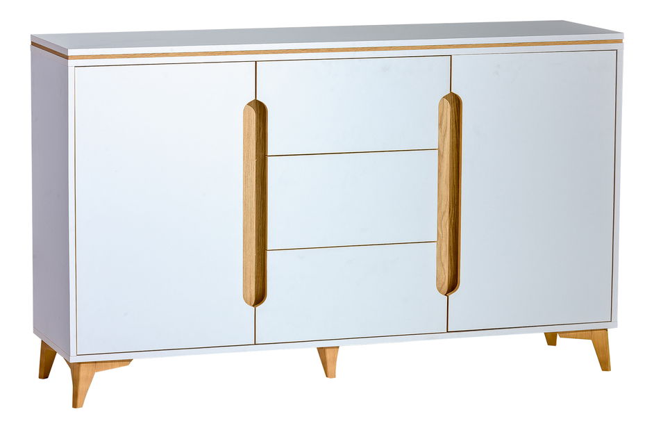 Comodă typ GA6 Gema (Alb + Arin montan)