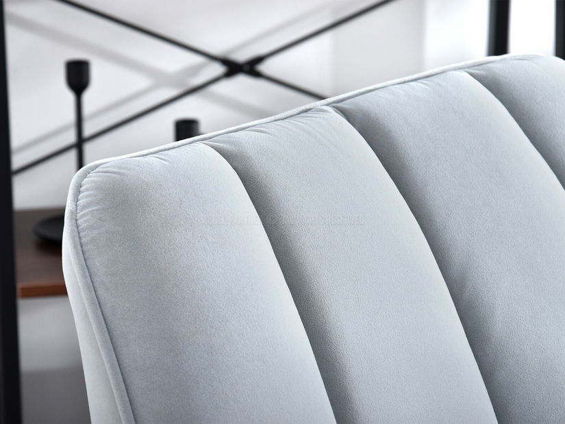 Fotel Zolta (szürke + fekete)