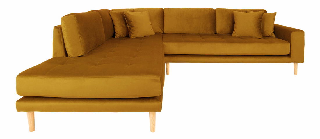 Rohová sedacia súprava (L) Lvaveriaora L (horčicová)