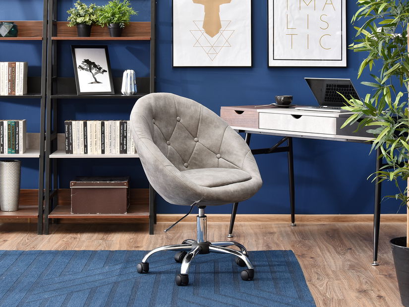 Fotel Lush 4 (szürke + króm)