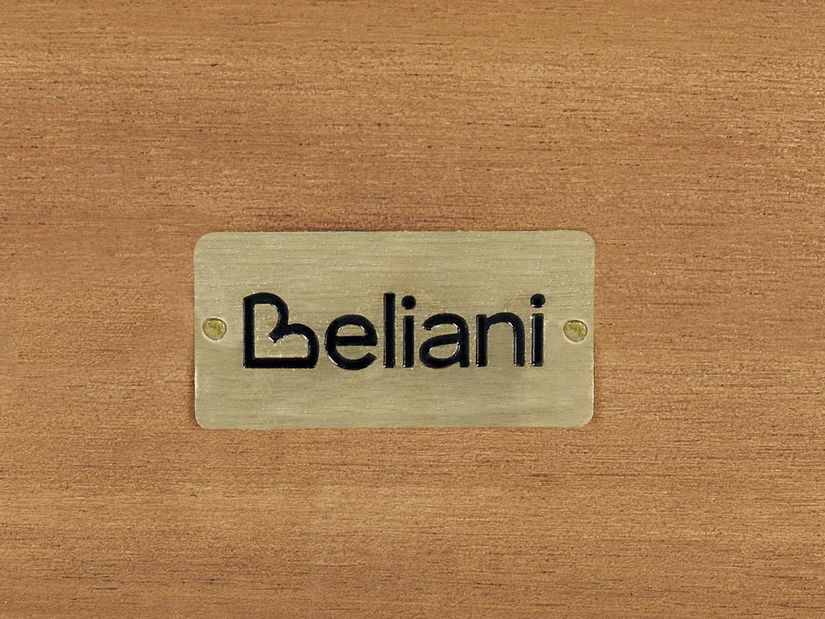 Set de masă pentru grădină Sasan (maro deschis) (perne gri)