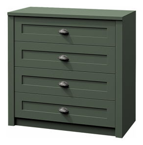 Komoda s ladicama K4 Provense (zelena)