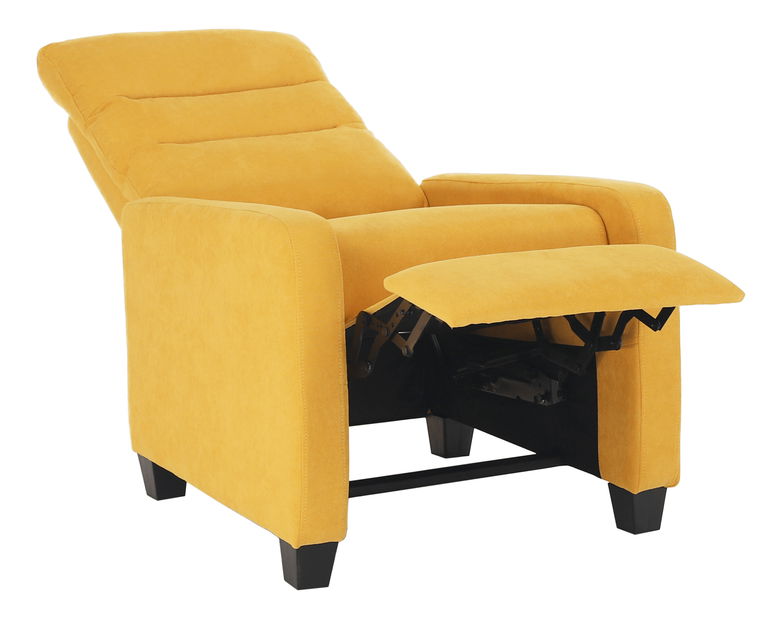 Polohovacie kreslo Tursus (žltá)