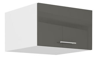 Horná kuchynská skrinka Lavera 60 NAGU-36 1F (korpus: biela + front: lesk sivý)