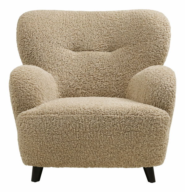 Kreslo Lsadelia (svetlohnedá)