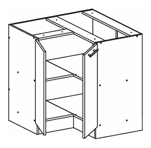 Dolná kuchynská skrinka, rohová Monda S90/90