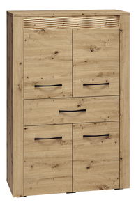 Dulap cu rafturi Anika 6 (Stejar artisan)