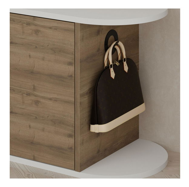 Botník (skrinka na topánky) Lisane (hititte + biela)