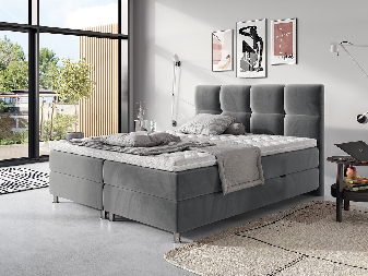 Manželská posteľ Boxspring 140 cm Amarydia (fresh 32)