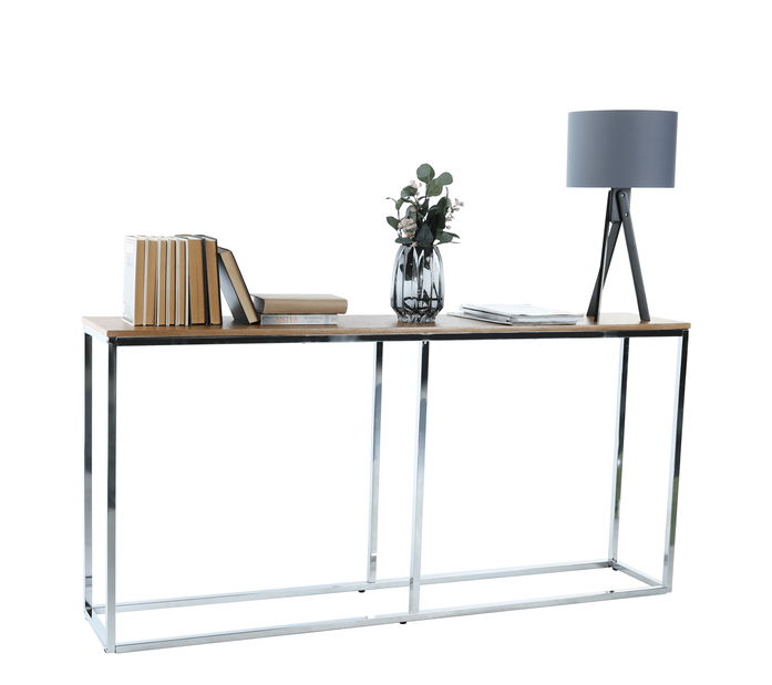 Konzolni stolić Deegen (hrast + krom)