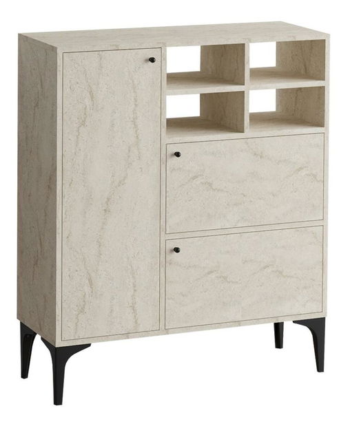 Regál Aliex 2 (travertin)