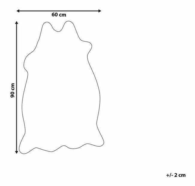 Covor 60x90 cm NAMIGA (maro)