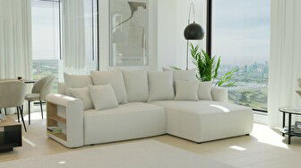 Rohová sedačka Napolia (P) (béžová)