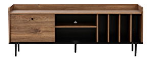 TV skrinka/stolík Percival PC8 (čierna + brandy castello)