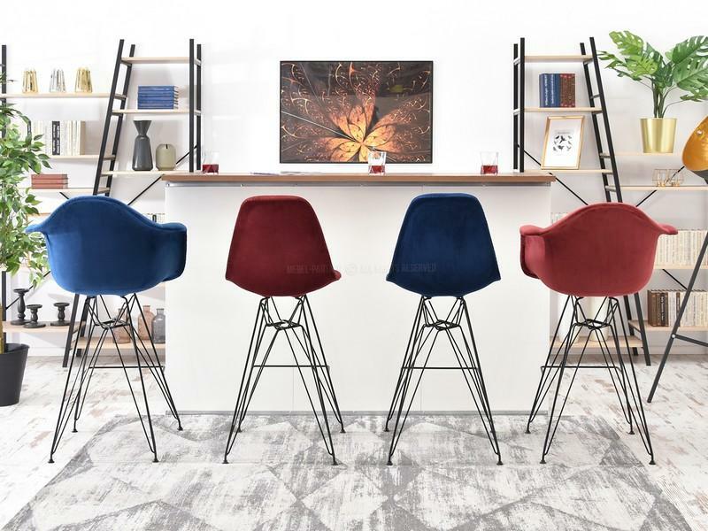 Szék Epsie (tengerkék + fekete)