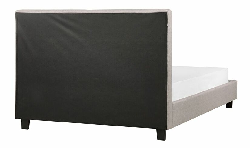Manželská posteľ 140 cm ROLLA (s roštom) (svetlosivá)