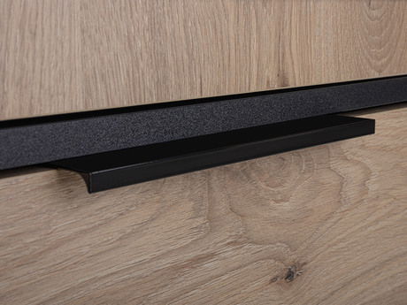 Comodă Pengasa 2D3S (Negru + Stejar viking) 