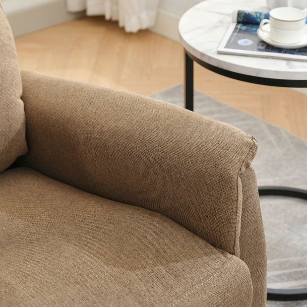 Podesiva fotelja Temor (smeđa)