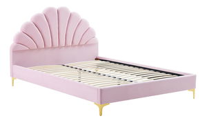 Bračni krevet 140 cm Isador (ružičasta)