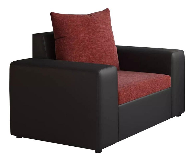 Kreslo Monarda (červená + čierna)