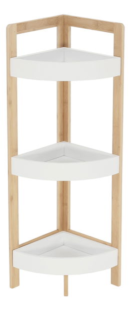 Kúpeľňový rohový regál Fongy