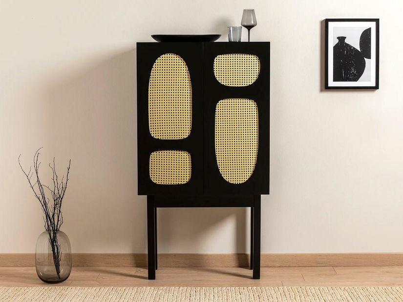 Szekrény Dodoka 1 (fekete) 