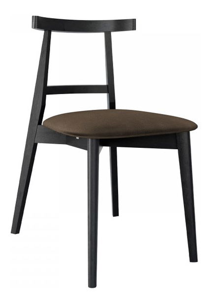 Scaun sufragerie KD 71 (Negru + albastru) 