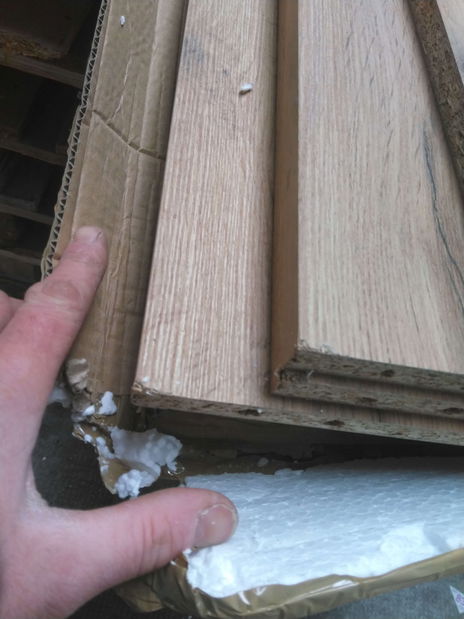 Manželská posteľ 160 cm Michigin (dub wotan) (s úložným priestorom) *bazár