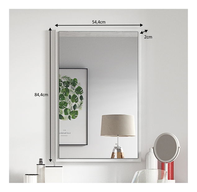 Zrkadlo Valotina (biela)