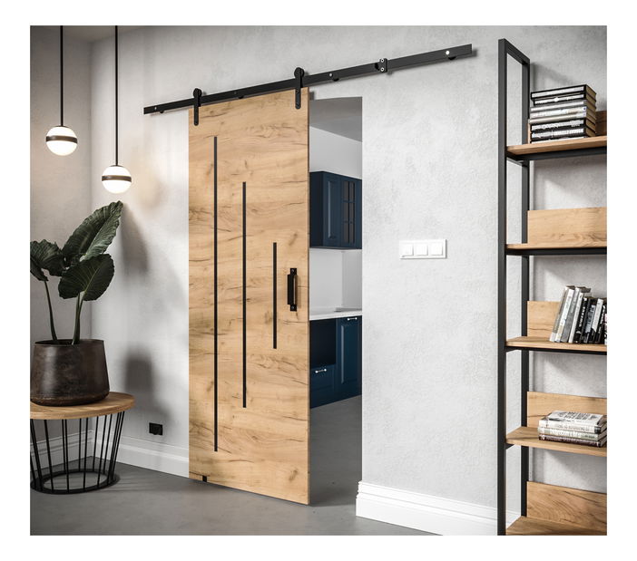 Klizna vrata 90 cm Lorriane Y (craft zlatni)