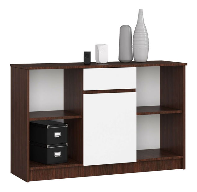 Comodă Briar (wenge + Alb)