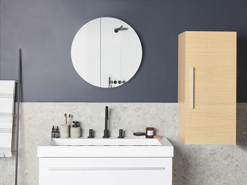 Skrinka do kúpelne Bilbo (svetlé drevo)