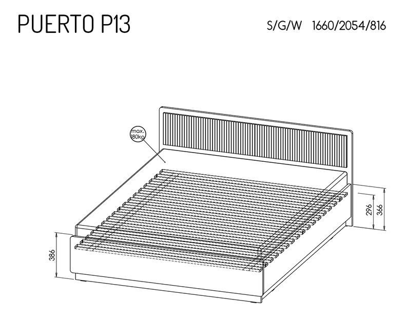 Nábytok do kancelárie Presuntos 6 (čierna)