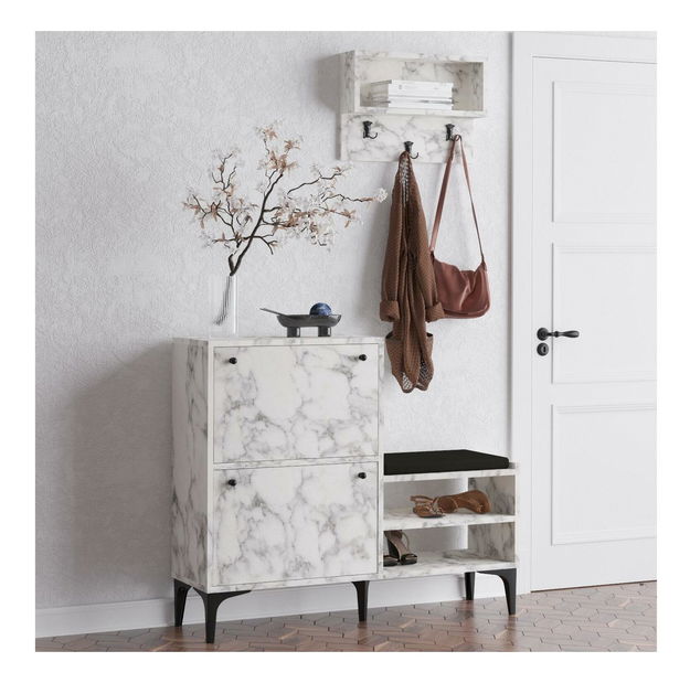 Mobilier hol Aliex 33 (marmură carrara)