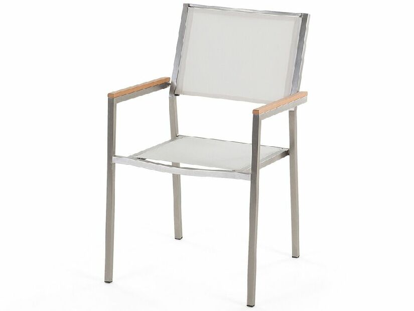 Set mobilier de grădină Giggles (lemn deschis + alb)