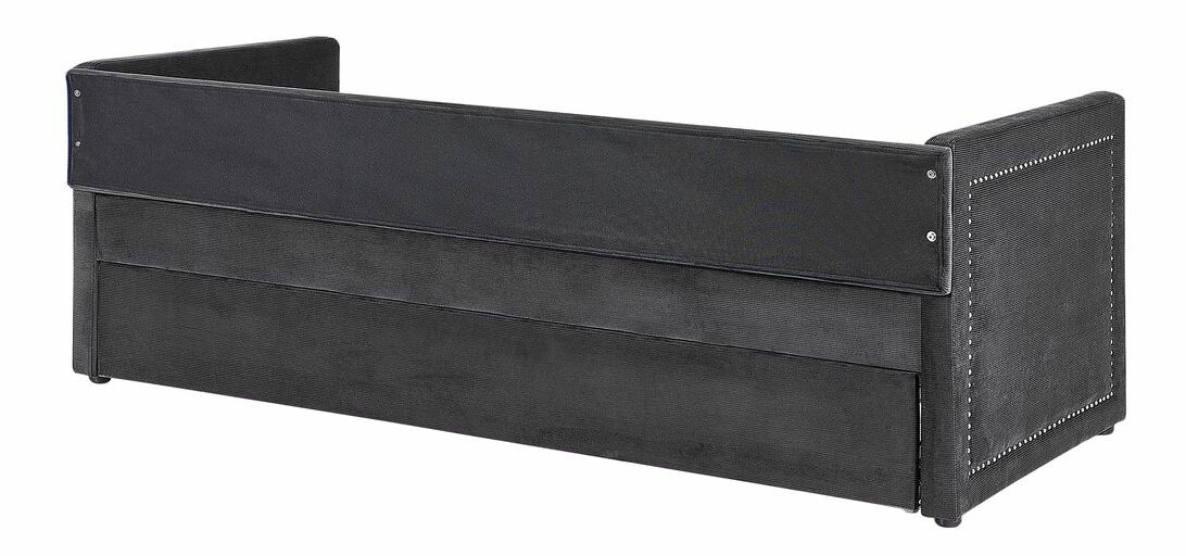 Jednolôžková posteľ 200 x 90 cm Mimza (sivá)