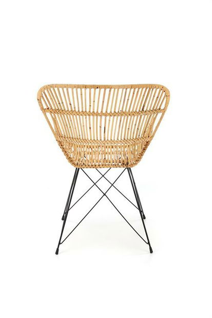 Étkezőszék Kari (természetes fa + fekete)