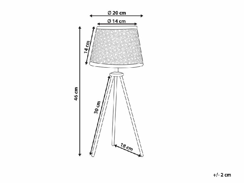 Lampă de masă Basilie (natural)