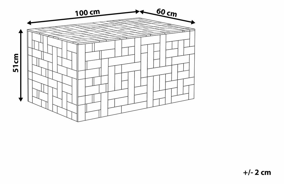 Masă de cafea Glarus (lemne deschis)