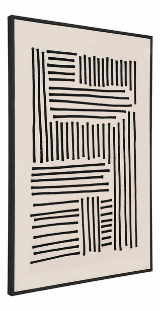 Obraz na plátne Lilena 2 (čierna + béžová)